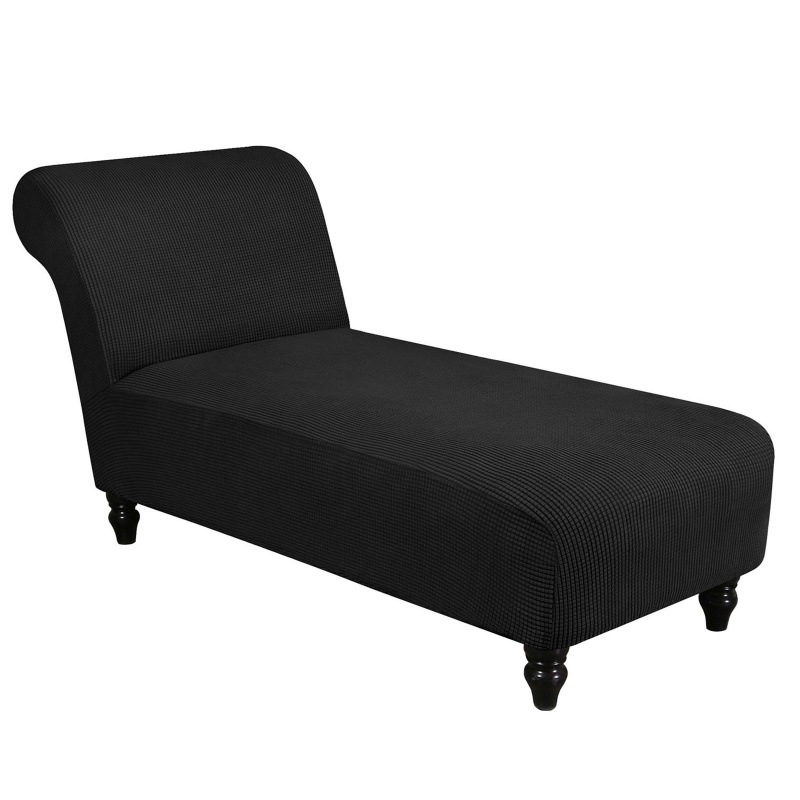 Only Cover Open Your Eyes Armless Chaise Lounge Slipcover Solid Color Stretch Machine Washable 