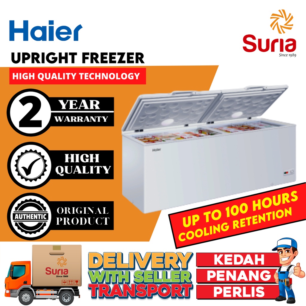(Free Delivery With Seller Transport) Haier Chest Freezer Fast Freezing