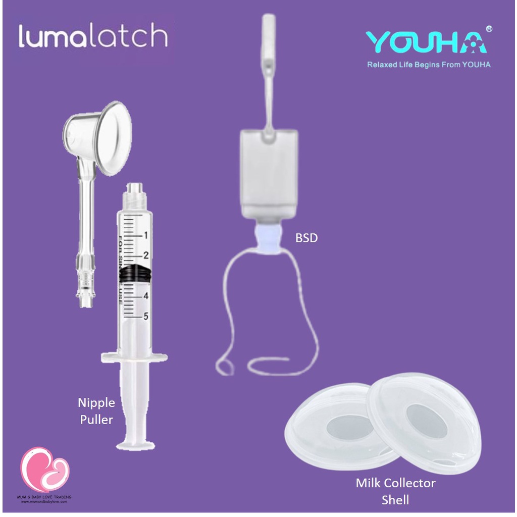 Lumalatch Breastfeeding Supplementary Device BSD / Nipple Puller / Milk ...