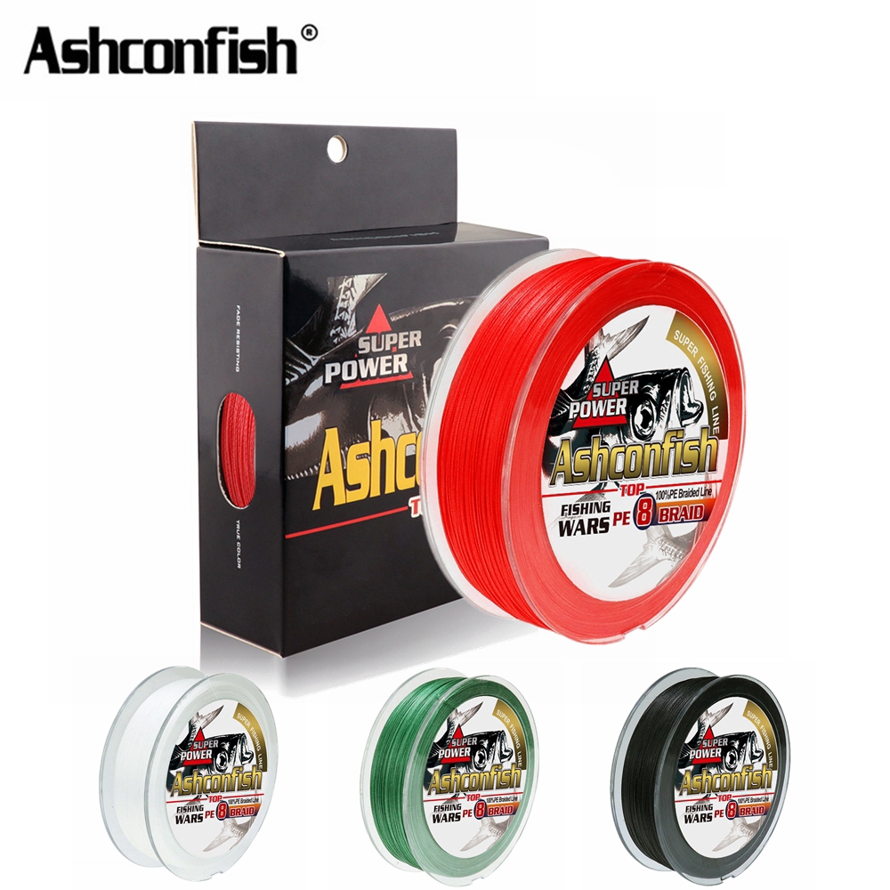 Ashconfish 300M 8 Strands No Fading Dyneema Braided Fishing Line 680LB