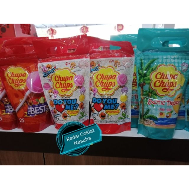 Chupa Chups Lollipop Pouch 300g | Shopee Malaysia