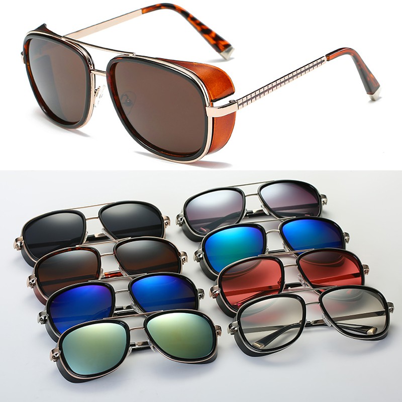 Iron Man 3 Matsuda Tony Stark Sunglasses Men Rossi Coating Retro Vintage Shopee Malaysia 4087