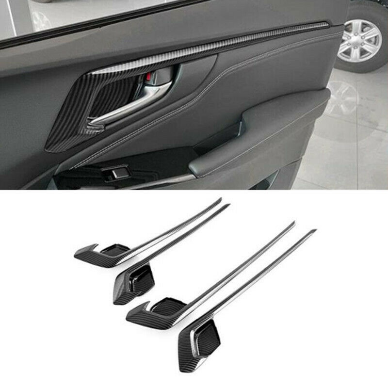 Carbon Fiber Car Inner Door Handle Cover Armrest Trim for Isuzu Dmax Ute 2021 2022 Shopee