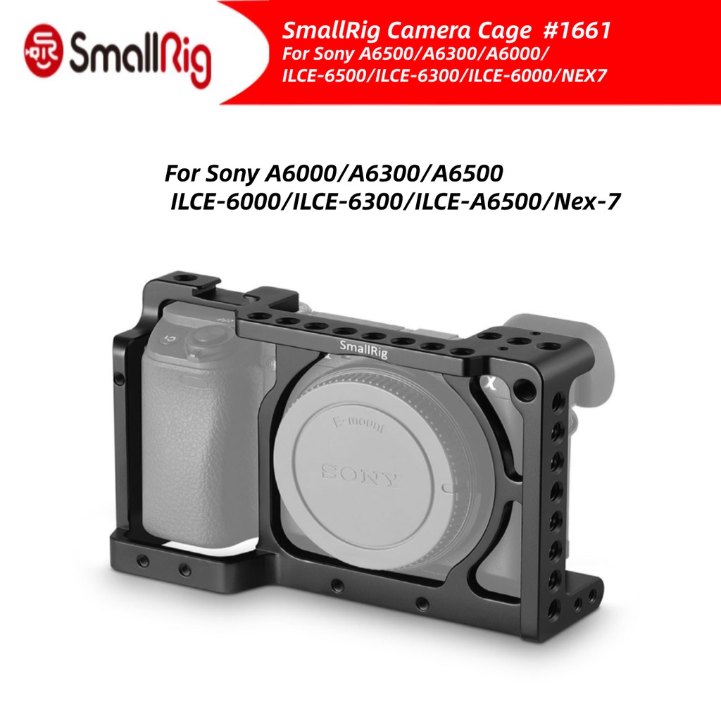 SmallRig Camera Cage Per Sony A6000/A6300/A6500 - Gabbia Alluminio