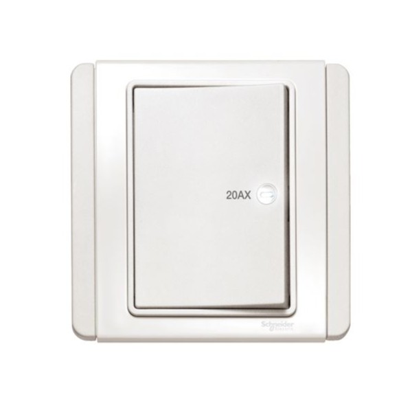 Schneider Electric Neo 20A 1 Gang Double Pole Horizontal Switch with