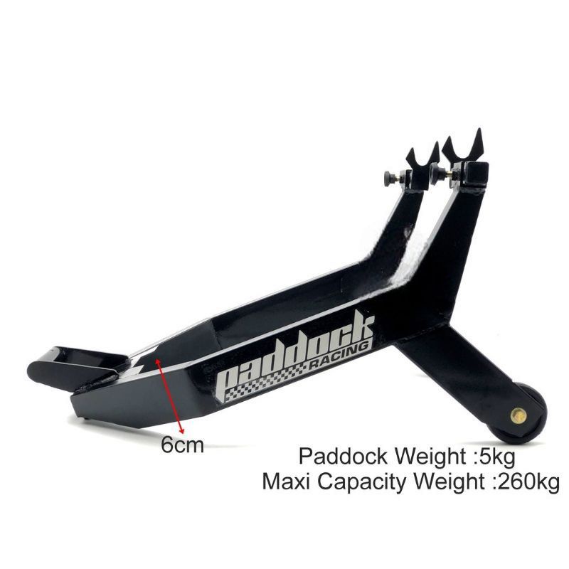 Motorcycle Paddock Stand moving Dolly Trolley Stand Movable Rear Stands