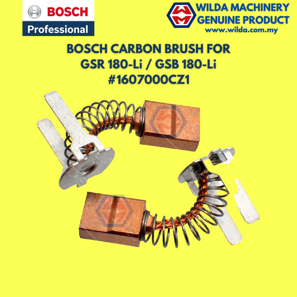 Bosch Carbon Brush For Gsr 180 Li Gsb 180 Li 1607000cz1 Wilda Machinery Shopee Malaysia 6160