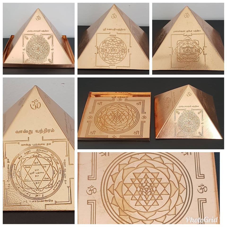 Copper Vastu Pyramid Yantra for Office and Home Shopee Malaysia
