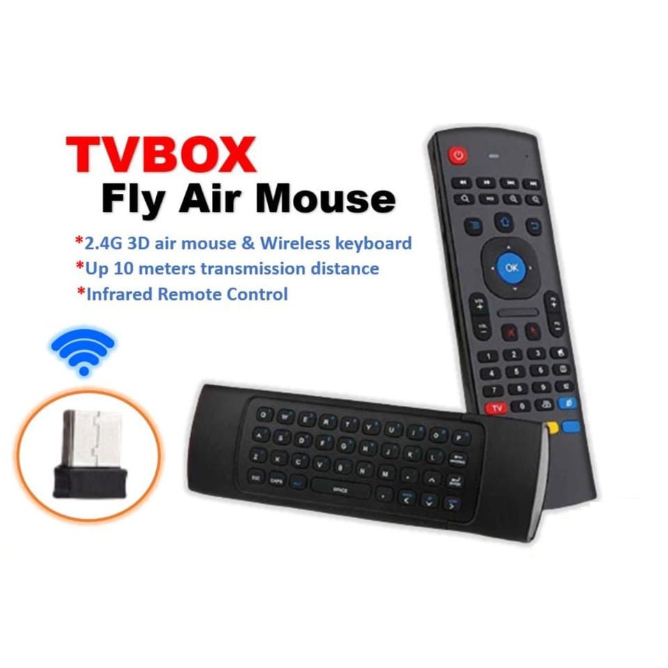 FLY MOUSE KEYBOARD MX-3 FOR SMART ANDROID TVBOX TX3 TX6 TX6S EVPAD SVI  AIRMOUSE | Shopee Malaysia