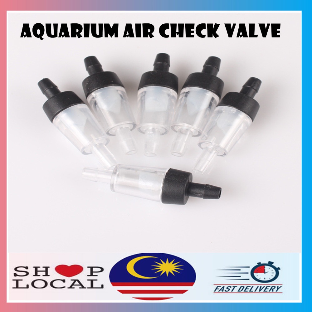 😍Ready Stock😍 Aquarium Fish Tank Plastic One Way NonReturn Aquarium Air Check Valve 1pcs
