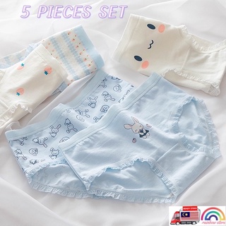 5 Pieces Lot Children Underwear Girls Cotton Briefs Soft Young