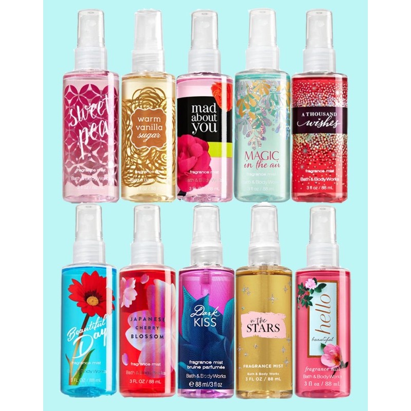 🔥 READY STOCK 🔥 BATH & BODY WORKS MINI BODY MIST BODY LOTION SHOWER GEL ...