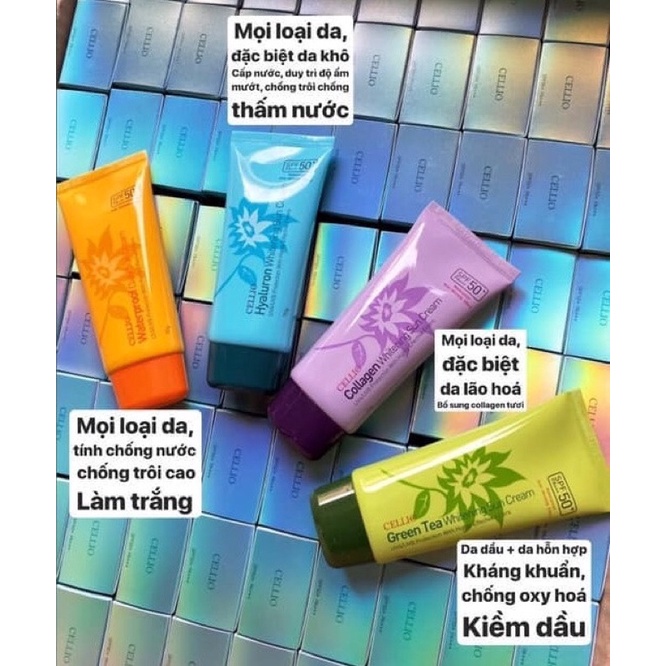 Cellio Hyaluron Whitening Sun Cream SPF50 PA+++ | Shopee Malaysia