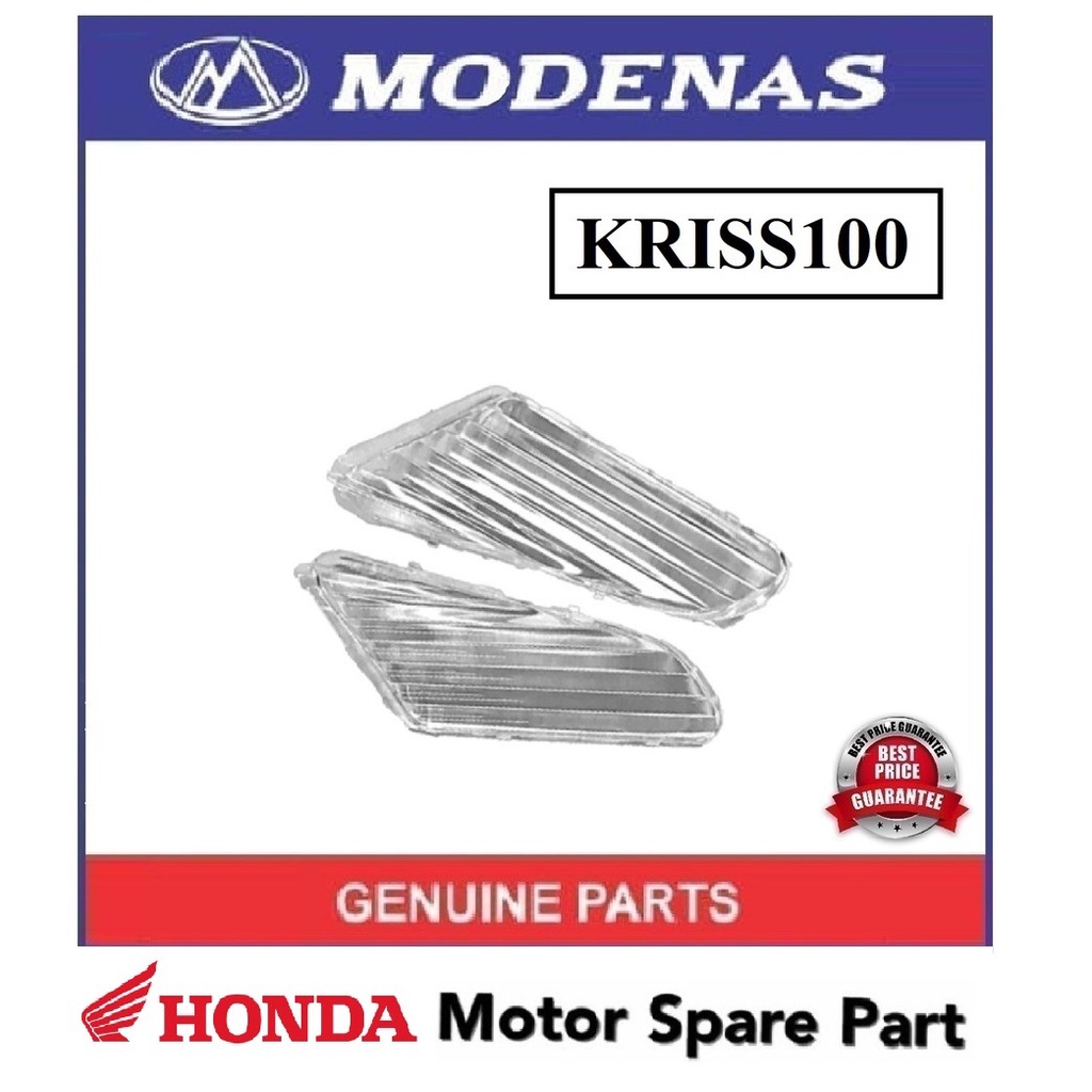 Modenas Kriss 100   Fl Front Signal Lens Assy Depan Signal Lampu Cermin 