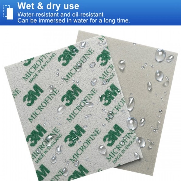 3M Microfine Sanding Sponge (Grit 1200-1500) #2600 | Span Pasir Kosok ...