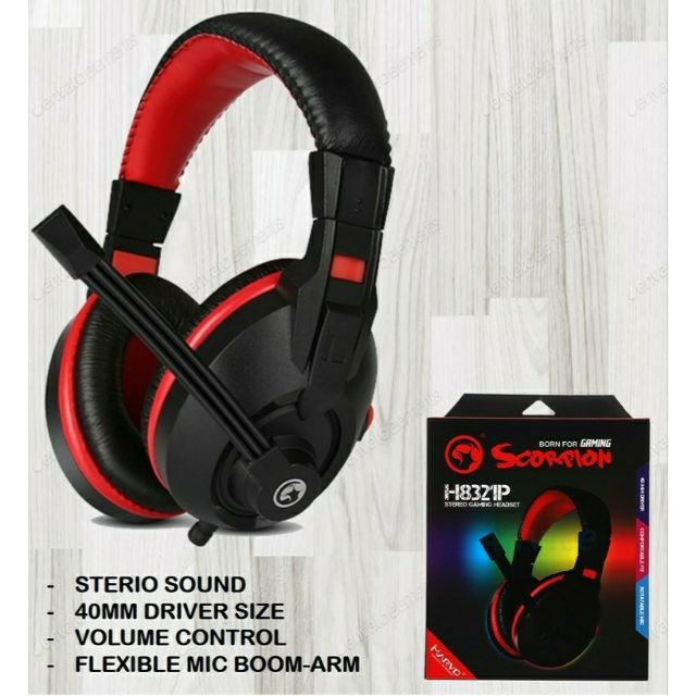 MARVO SCORPION STEREO GAMING HEADPHONE H8321P Shopee Malaysia