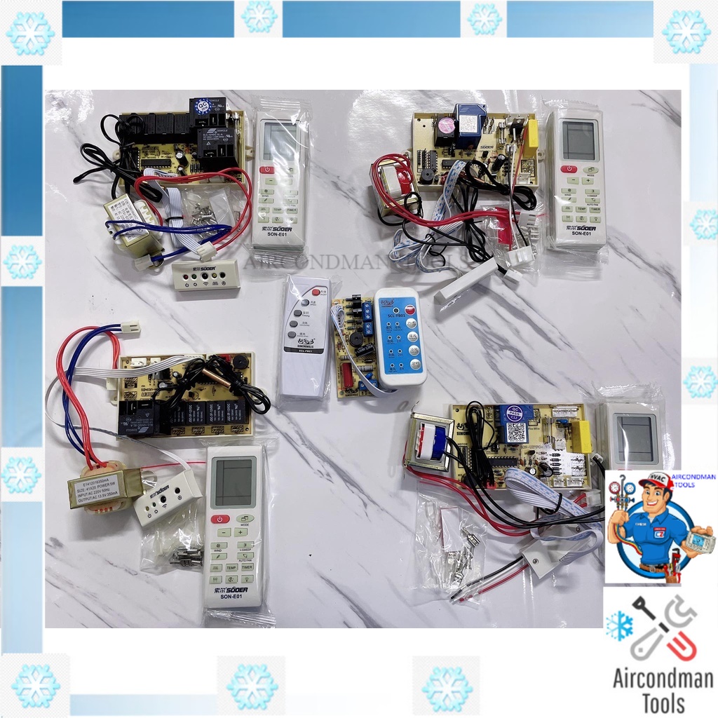 universal A/C control board aircond pc board modify pcb board air