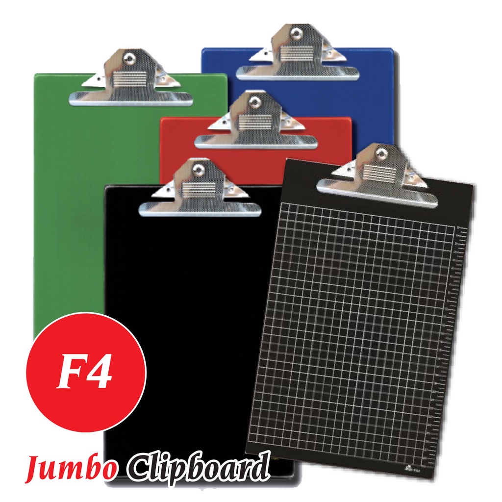 F4 PVC Jumbo Clipboard Jumbo Clip Board PVC Clipboard PP