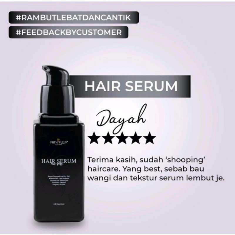 SEBOTOL SERUM RAMBUT FAITH FLEUR ADA GRAPE SEED OIL UNTUK MELEMBUTKAN ...