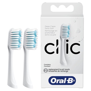 Oral-B Clic Manual Toothbrush, With 1 Replaceable Brush Head And Magnetic  Holder Matte Black