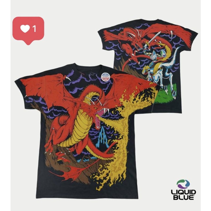 Liquid Blue Great Wyrm Black T-Shirt