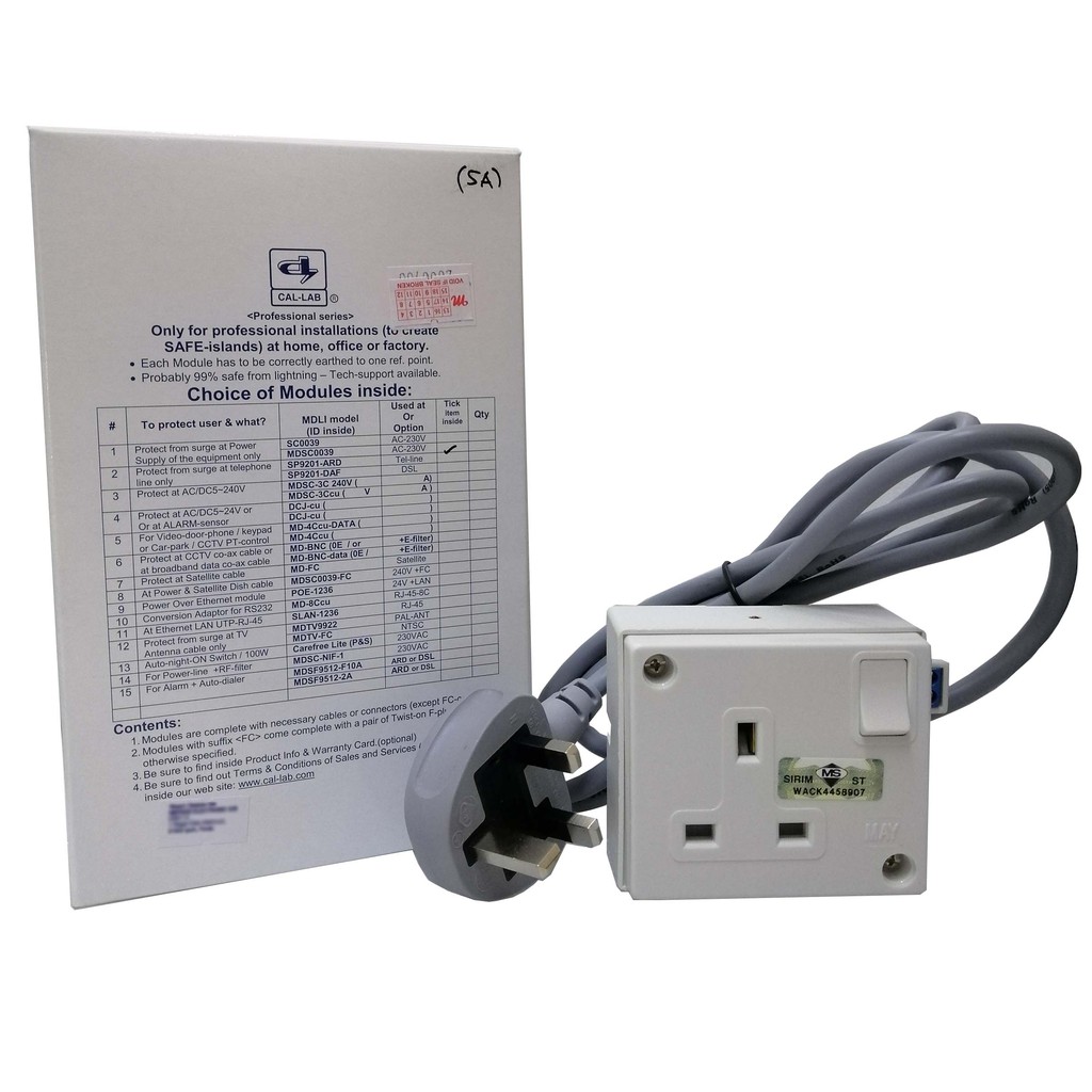 CALLAB Lightning Isolator (SFTV9622FC/MDSC0039/SD8C/SF9512/NILI9920F