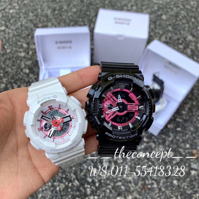 100 Original Casio G Shock Baby G Couple Watch Limited Edition 2019 SLV 19A 1A Couple Set 2019 Box Damaged Shopee Malaysia