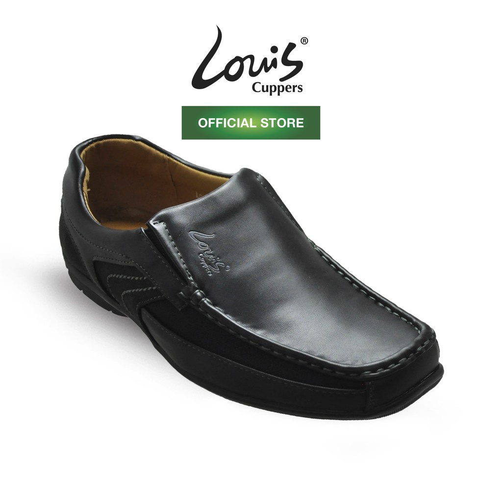 Louis Cuppers Men Slip On Faux Leather Casual Formal