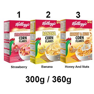 Kellogg's Honey & Nuts Corn Flakes 360g