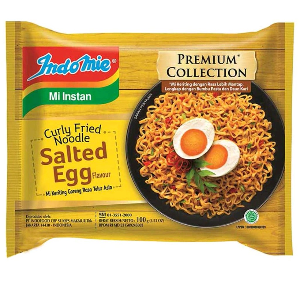 Indomie Premium Collection Salted Egg (100g) | Shopee Malaysia