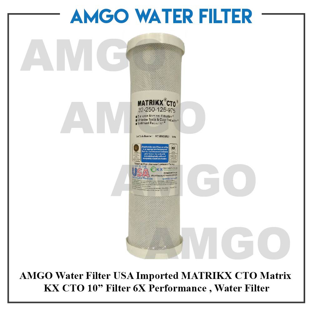 AMGO USA Imported MATRIKX CTO Matrix KX CTO 10" 8X Performance , Water
