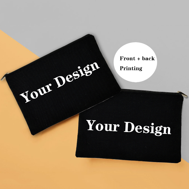 Custom Front & Back Pencil Pouch Personalized Pencil Bag Customize ...
