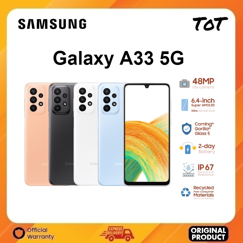 Samsung Galaxy A33 5G pictures, official photos