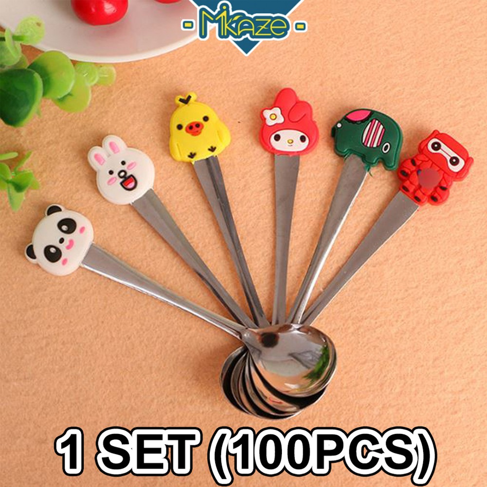 MIKAZE - CUTE CARTOON STAINLESS STEEL SPOON | Shopee Malaysia