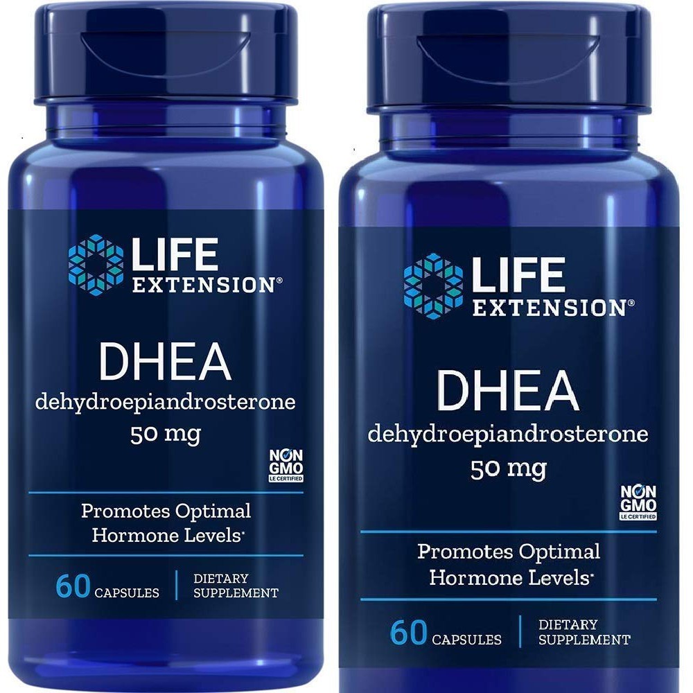 Life Extension DHEA 50 Mg 60 Capsules 2 Pack Shopee Malaysia