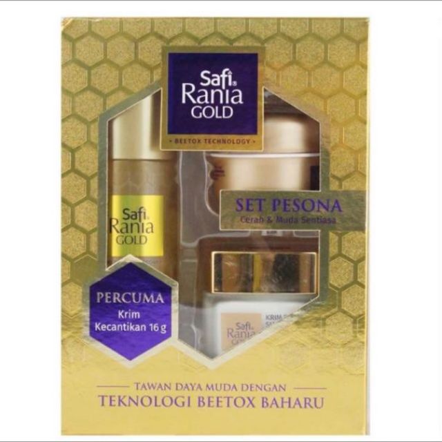 Safi Rania Gold BEETOX Technology Set Pesona | Shopee Malaysia