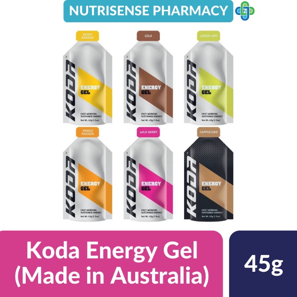 KODA NUTRITION ENERGY GEL 45g (Assorted Flavors) Shopee Malaysia