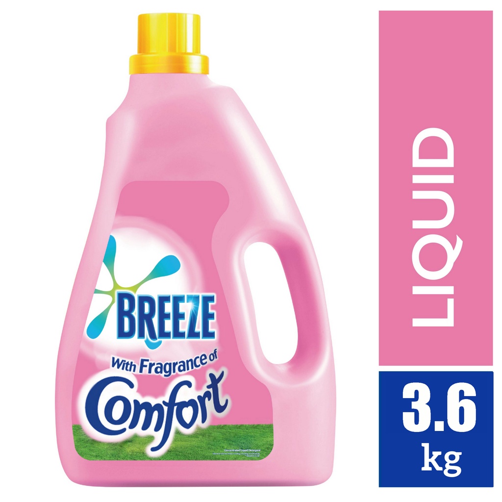BREEZE Fragrance of Comfort Liquid Detergent 3.6kg Shopee Malaysia