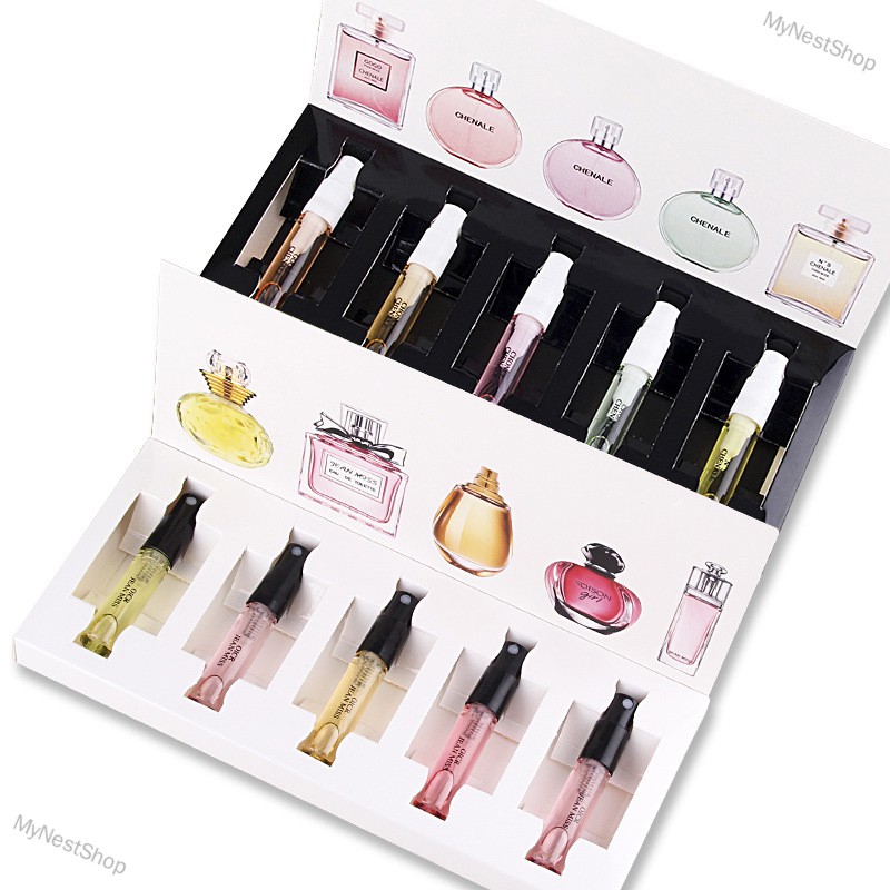 MyNestShop 5 Pcs/Set Men Women Portable Perfume Set Flower Fragrance ...