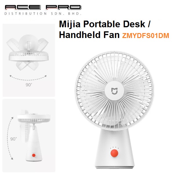 Xiaomi Mijia Portable Desk Fan ZMYDFS01DM Desktop Handheld