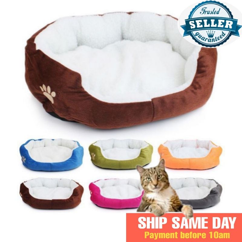 Soft And Comfy Little Paw Pet Bed 50cm Katil Tilam Kucing Shopee Malaysia
