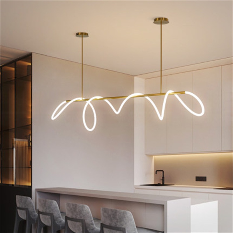 Modern musical Note led Chandelier decoration Flexible LED Light Strip ...