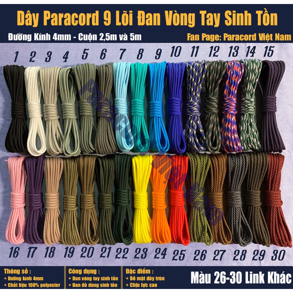 Parachute cord combo | Shopee Malaysia