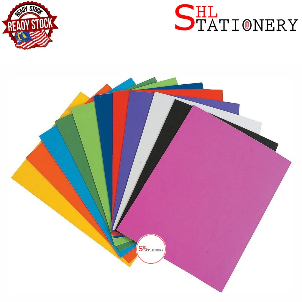 45 Pack EVA Foam Sheets, 12 x 8 Inch, 2mm Thick, Assorted 15 Colors  Crafting Sponge Foam Paper for School Scrapbooking and DIY Craft Projects