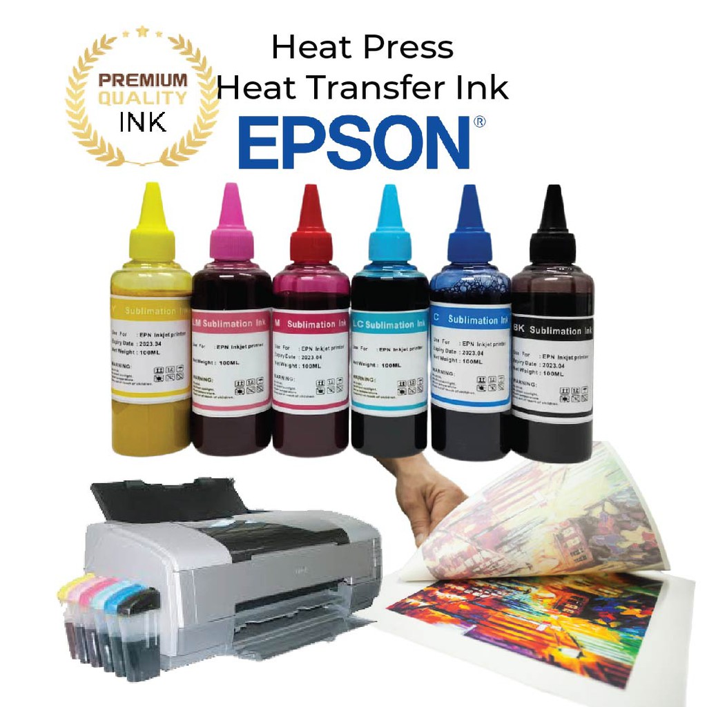 Ink for deals heat press printing