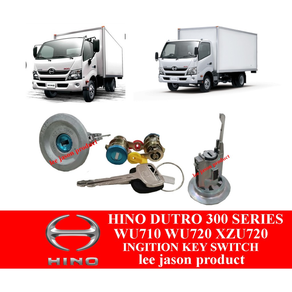 HINO DUTRO 300 SERIES WU720 WU710 XZU720 IGNITION SWITCH , STARTER KEY