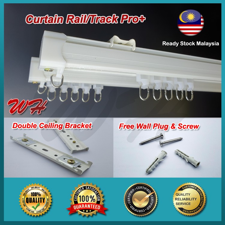 Curtain Rail / Curtain Track / Trak Langsir / Rel Langsir (Double ...