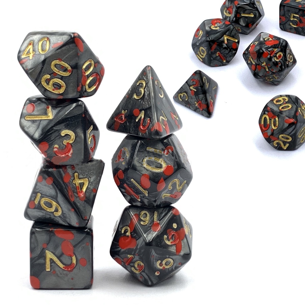 桌游骰子DND Dice Set Table Game Dice for Dungeons and Dragons Role-Playing ...