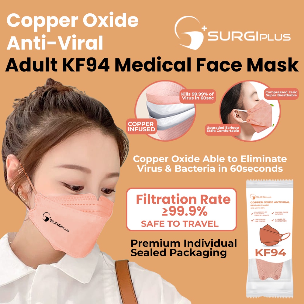 【Surgiplus】Medical KN95 5 Layers 1pc【Individual Packing】Order 50pcs ...