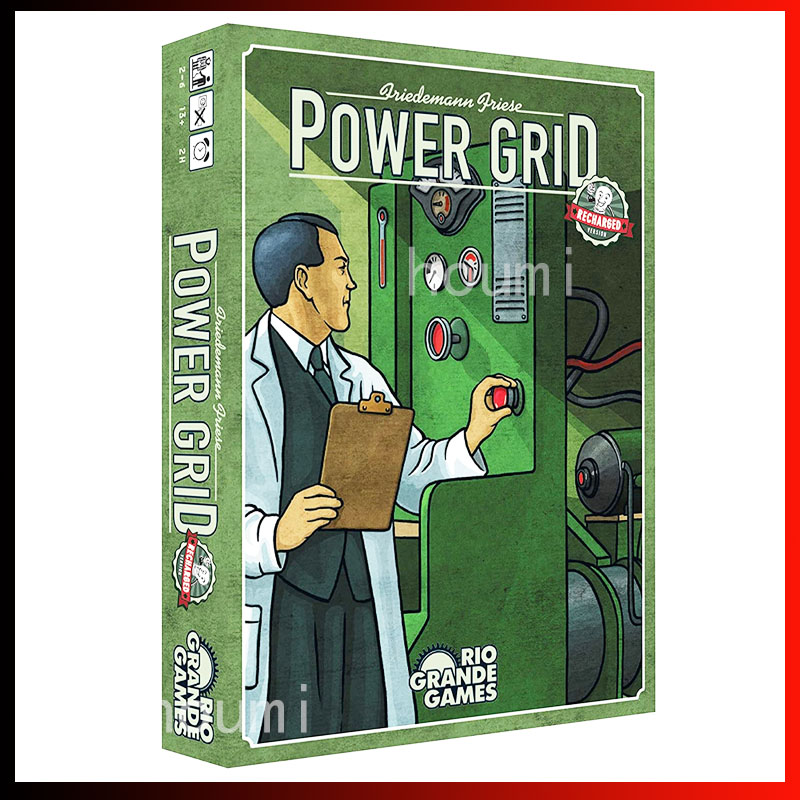 【Ready Stock】Board Game - Power Grid Rio Grande Games English&Chinese ...